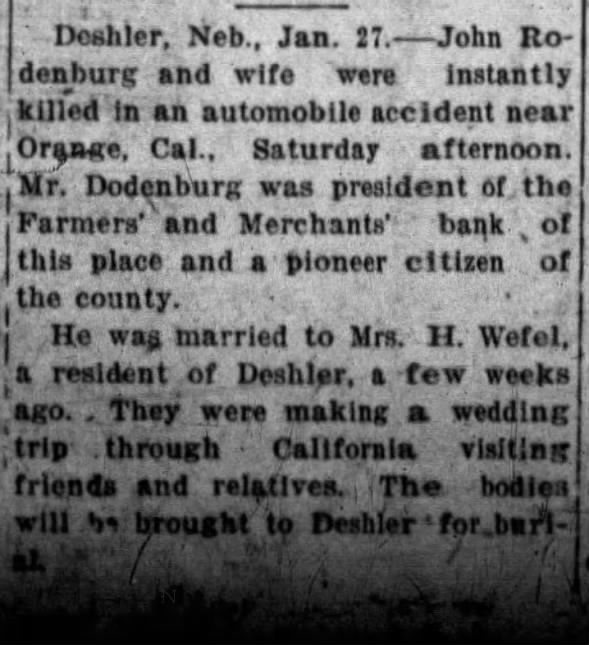 Clipping from Beatrice Daily Sun